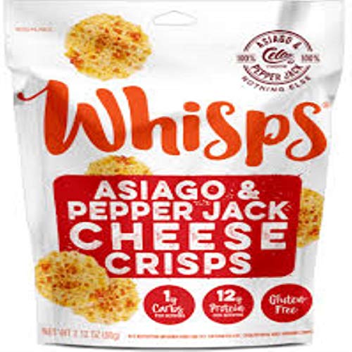 Cello Whisps Pure Parmesan Cheese Crisps, 12 Pack Of 2.12 Ounce
