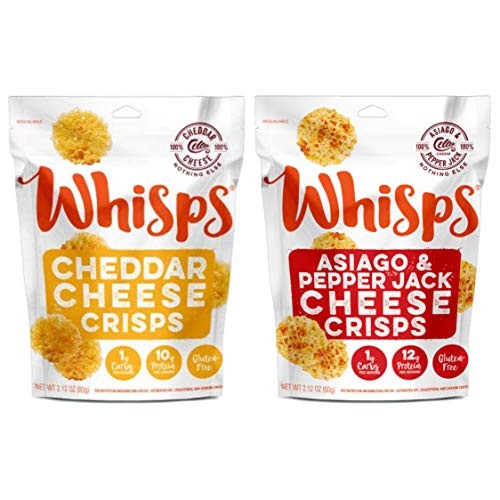Whisps Cheese Crisps Variety Pack 2.12Oz Cheddar Cheese Crisps