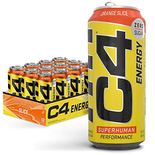 C4 Energy Carbonated Zero Sugar Energy Drink, Pre Workout Drink