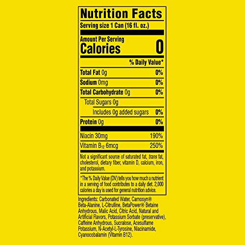 C4 Original Sugar Free Sparkling Energy Drink Strawberry Waterme