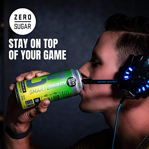 C4 Smart Energy Sugar Free Energy Drink 16Oz Pack Of 12 - New