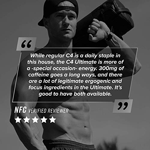 Cellucor C4 Ultimate On The Go Zero Sugar Pre Workout Drink, Ene
