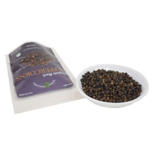 Celtic Sea Salt Organic Black Peppercorns 2 Oz Bag