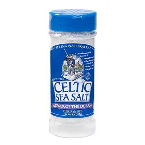 Flower Of The Ocean Fleur De Sel Celtic Sea Salt Shaker, 8 Ounce