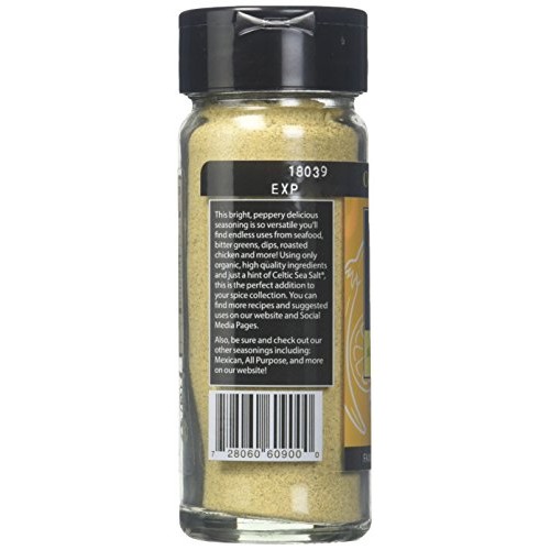 Gourmet Celtic Sea Salt Organic Lemon Pepper Seasoning Shaker – ...