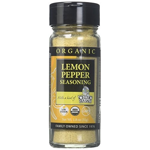 Gourmet Celtic Sea Salt Organic Lemon Pepper Seasoning Shaker – ...