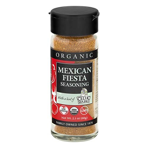 Gourmet Celtic Sea Salt Organic Mexican Fiesta Seasoning Shaker