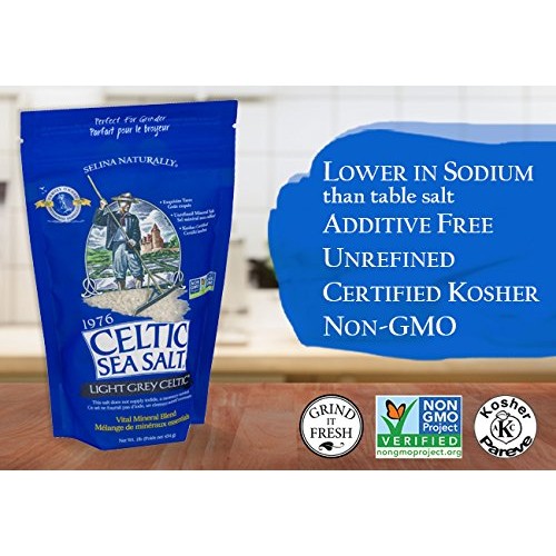 Light Grey Celtic Sea Salt Resealable Bags – Additive-Free, Deli