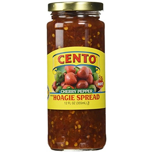 Cento Diced Hot Cherry Pepper Hot Hoagie Spread - 12 Fl Oz Pa...