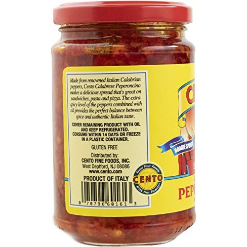 Cento Extra Hot Calabrese Pepperoncino Hoagie Spread, 9.87 Ounce