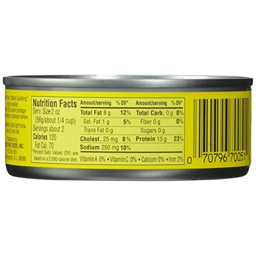 Cento Solid Packed Tuna In Olive Oil, 5-Ounce Cans Pack Of 12