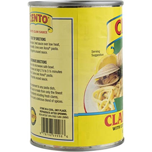 Cento White Clam Sauce, 15-Ounce Pack Of 12