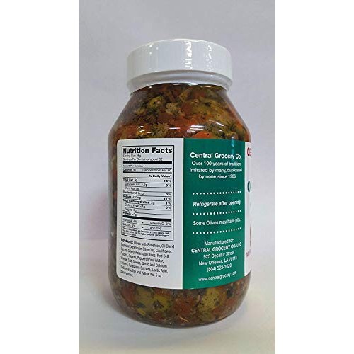 Central Grocery Olive Salad 32 Oz 4 Pack