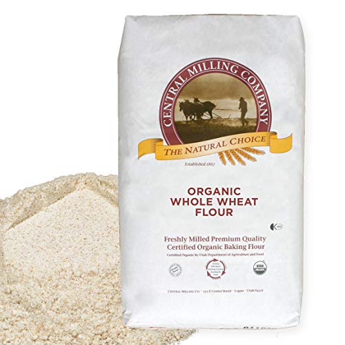 Organic 100% Whole Wheat Flour – 25 Lb. Bag