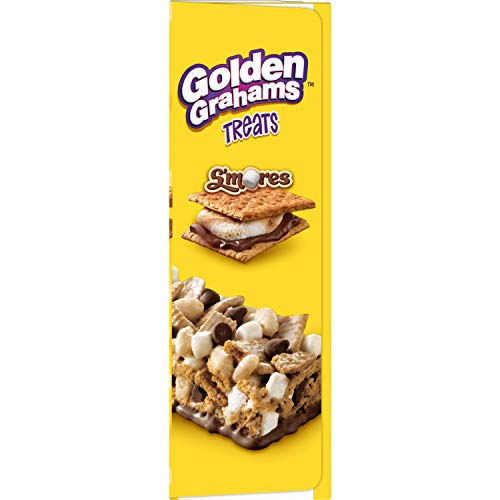 Cereal Treat Bars Golden Grahams Smores Chocolate Marshmallow,