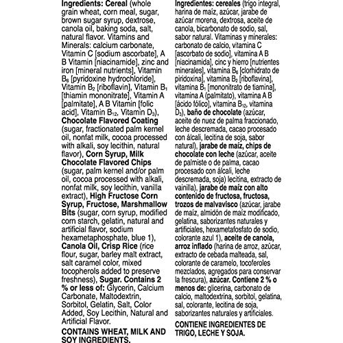 Cereal Treat Bars Golden Grahams Smores Chocolate Marshmallow,