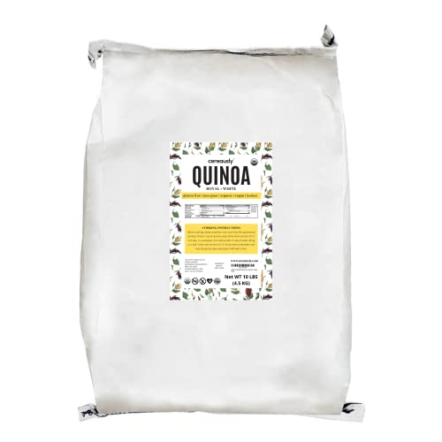 Cereausly Organic White Quinoa In Bulk | 10 Lb | Restaurants | W
