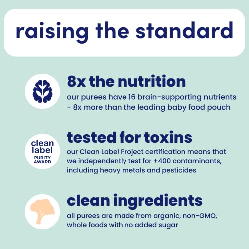 Cerebelly Organic Baby Food Pouches Beet Carrot Blueberry 4 Oun...