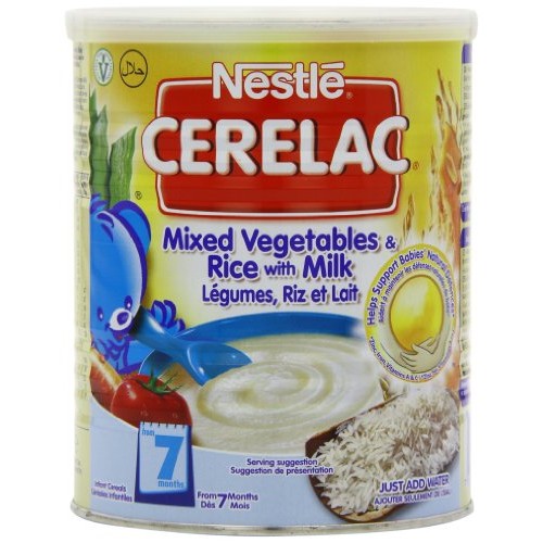 Nestle Cerelac, Mixed Vegetables And Rice With Milk, Stage 2, 40