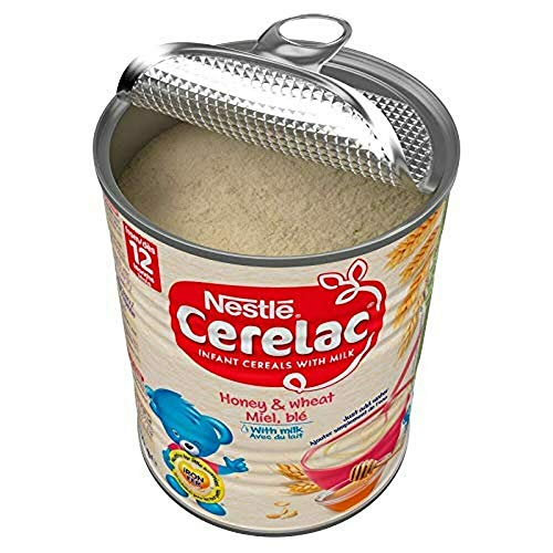 Cerelac Nestle, Honey And Wheat With Milk, 14.11 Ounce Can.