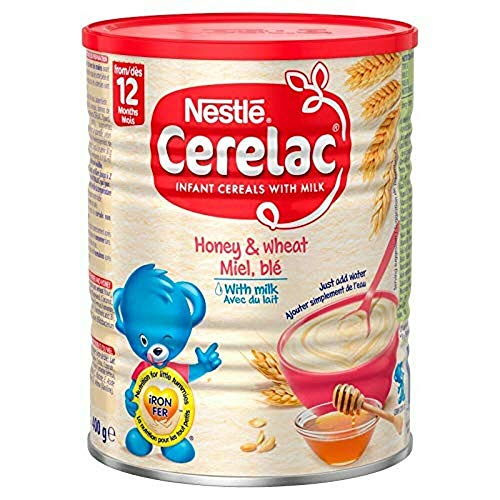 Cerelac Nestle, Honey And Wheat With Milk, 14.11 Ounce Can.