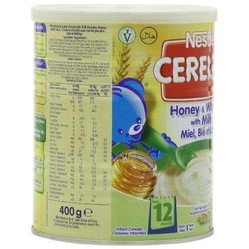 Nestle Cerelac, Honey And Wheat With Milk From 12 Months, 14.1