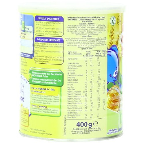 Nestle Cerelac, Honey And Wheat With Milk From 12 Months, 14.1