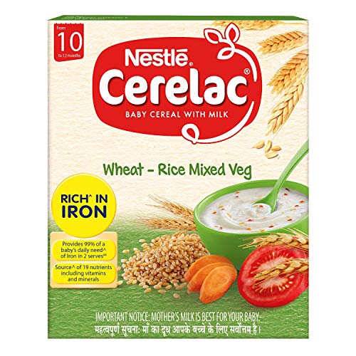 Nestle Cerelac Infant Cereal With Milk - Wheat-Rice Mixed Vegeta