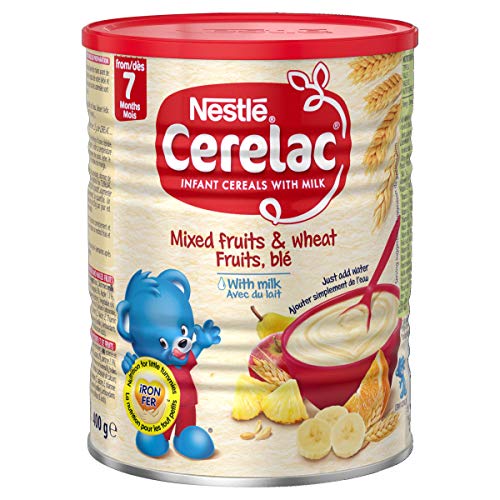 Nestle Cerelac, Mixed Fruits &Amp; Wheat With Milk, 14.1 Ounce Cans