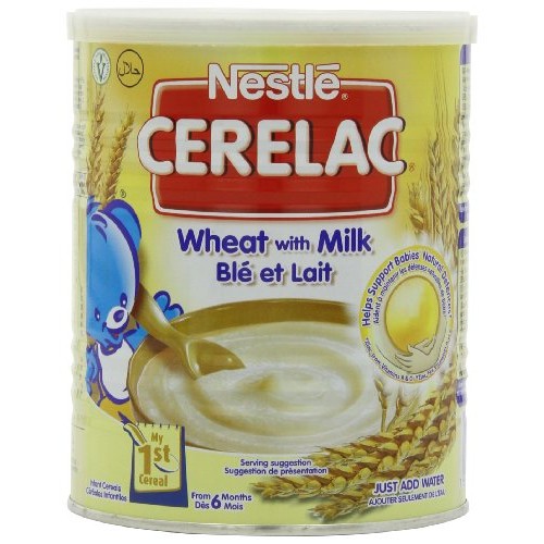 Nestle Cerelac, Wheat With Milk, 14.11-Ounce Cans Pack Of 4