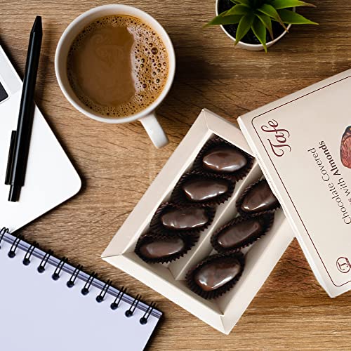 Dark Chocolate Coated Medjool Dates Stuffed with Almonds, Premiu...