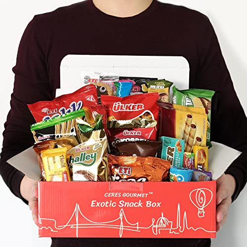 International Exotic Snack Box Variety Pack, 30 Count Premium Fo...