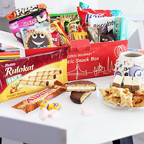 International Exotic Snack Box Variety Pack, 30 Count Premium Fo...