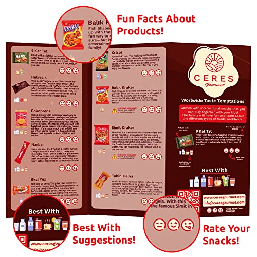 International Exotic Snack Box Variety Pack, 30 Count Premium Fo...