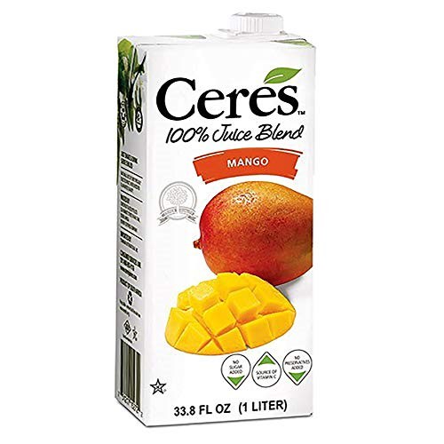 Ceres 100% All Natural Pure Fruit Juice Blend, Mango - Gluten Fr
