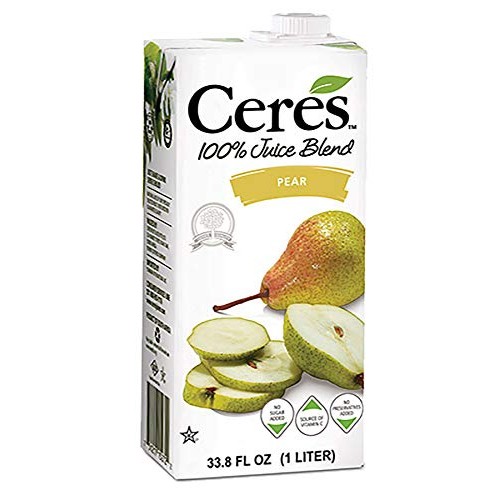 Ceres 100% All Natural Pure Fruit Juice Blend, Pear - Gluten Fre
