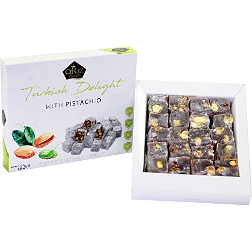 Cerez Pazari Turkish Delight Pistachio Candy Gourmet Premium Veg
