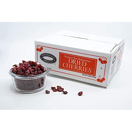 TraverseBay Fruit Dried Cherries, 4 Pound Includes Cerfa Measuri...