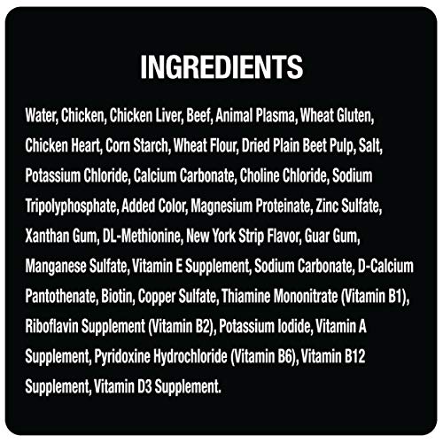 Cesar Soft Wet Dog Food Filets In Gravy New York Strip Flavor,