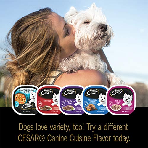 Cesar Soft Wet Dog Food Classic Loaf In Sauce Oven Roasted Chick