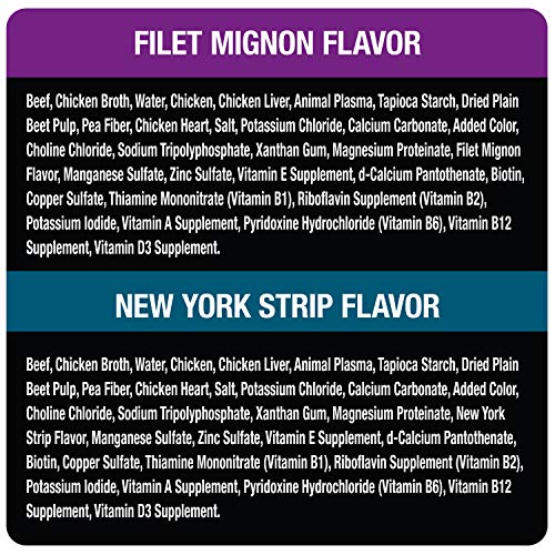 Cesar Soft Wet Dog Food Filets In Gravy Filet Mignon &Amp; New York