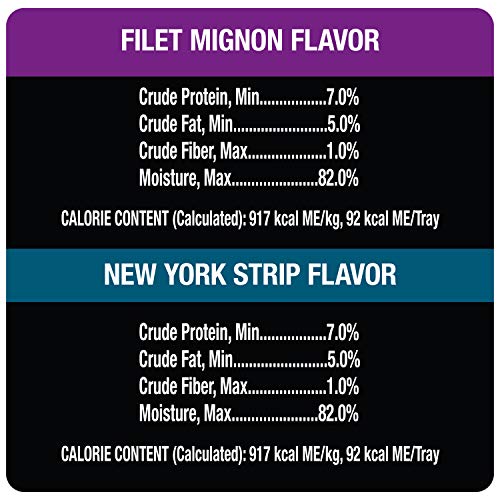 Cesar Soft Wet Dog Food Filets In Gravy Filet Mignon &Amp; New York