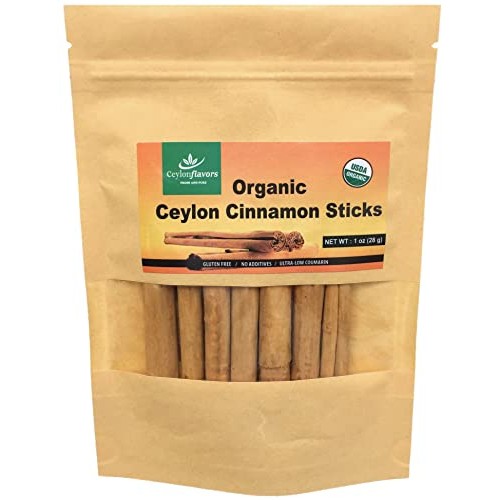Organic Ceylon Cinnamon Sticks 3 1 Oz, True Cinnamon, Premium Organic Ceylon Cinnamon Sticks 3 1 Oz, True Cinnamon, Premium