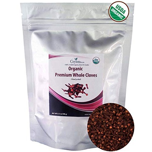 Organic Premium Grade Hand Picked Whole Cloves 3.5 Oz Finest Qua