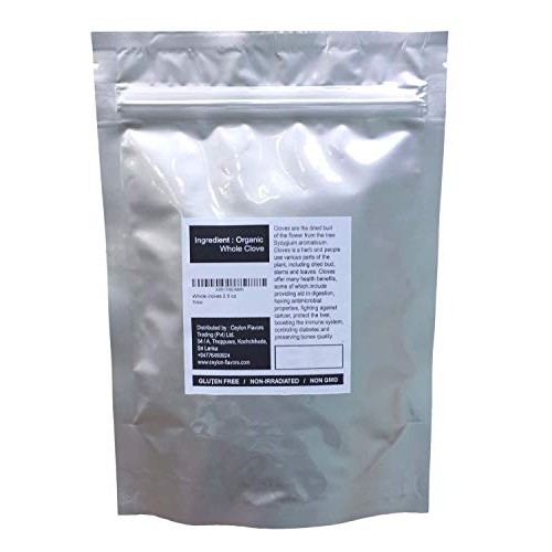 Organic Premium Hand Picked Whole Cloves 2.5 Oz, Harvested &Amp; Pac