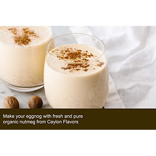 Organic Whole Nutmeg 3.5 Oz, Premium Grade, Harvested &Amp; Packed