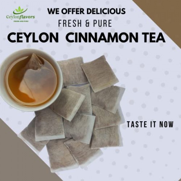 Organic Ceylon cinnamon tea bags | premium grade real or true ci...