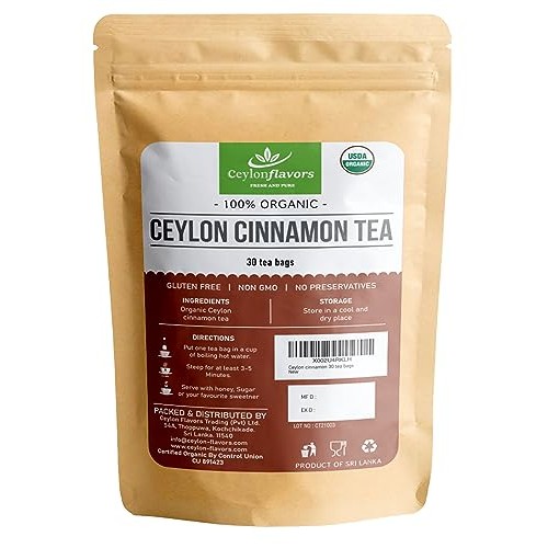 Organic Ceylon cinnamon tea bags | premium grade real or true ci...