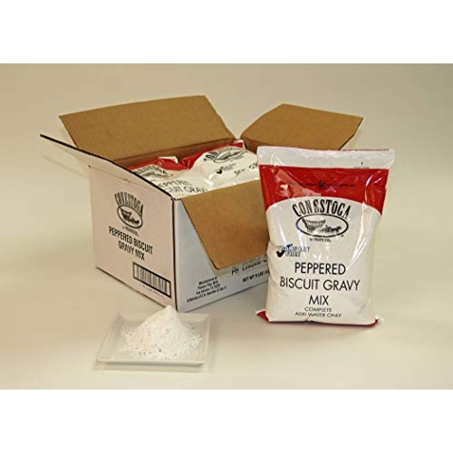 Conestoga Peppered Biscuit Gravy Mix, 24 Ounce - 6 Per Case.