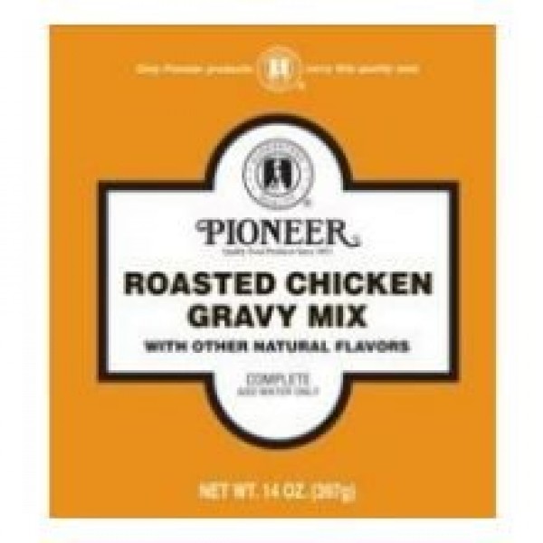 Pioneer Roasted Chicken Gravy Mix, 14 Ounce - 6 Per Case.